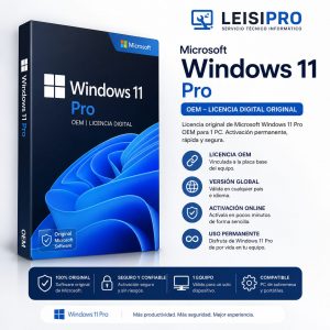 Windows 11 Pro OEM – Licencia Digital Original Microsoft