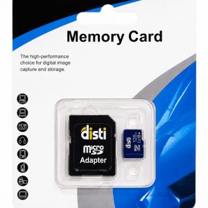 Tarjeta MicroSD DISTI 128 GB Clase 10 U3 con Adaptador SD