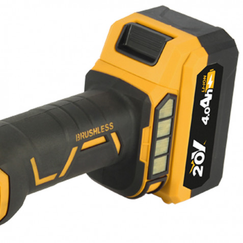 RADIAL 115MM S/CARBONES 20V | BATERIA 4AH BLIM - Imagen 3