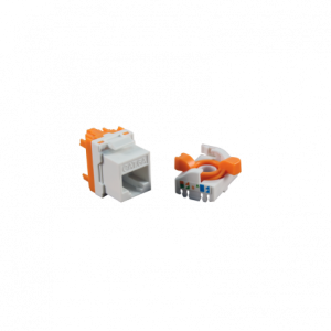 CONECTOR HEMBRA RJ45 CAT6 UTP TOOLESS ROTARY 180º CROMAD