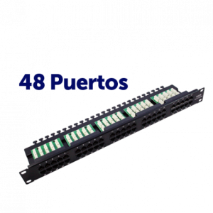 PANEL PARCHEO 48P KRONE 19 1U UTP CAT 6 CROMAD