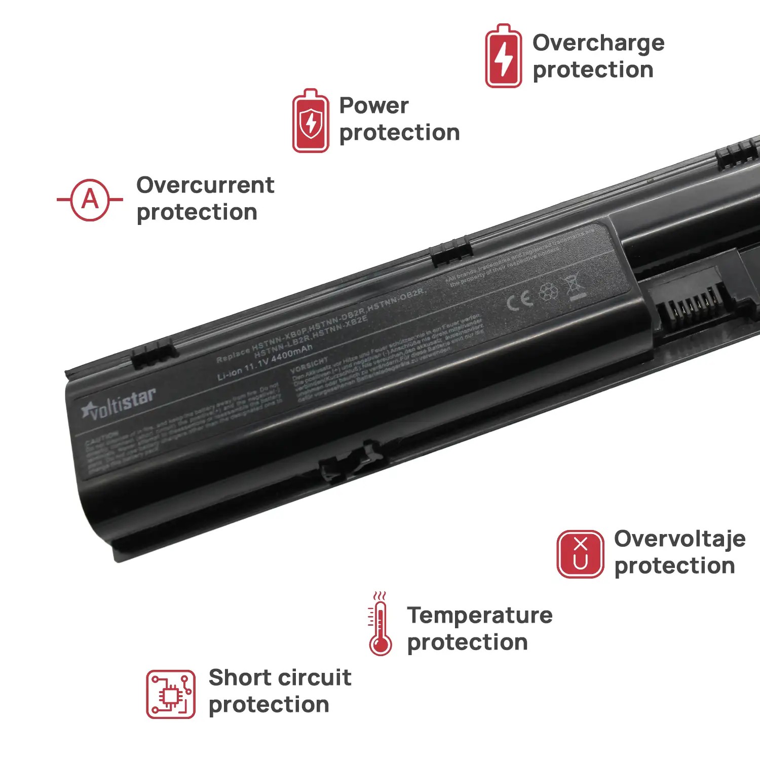 BATERÍA PARA PORTÁTIL HP PROBOOK 4330S 4331S 4430S 4435S 4436S 4441S 4445S 4530S - Imagen 4