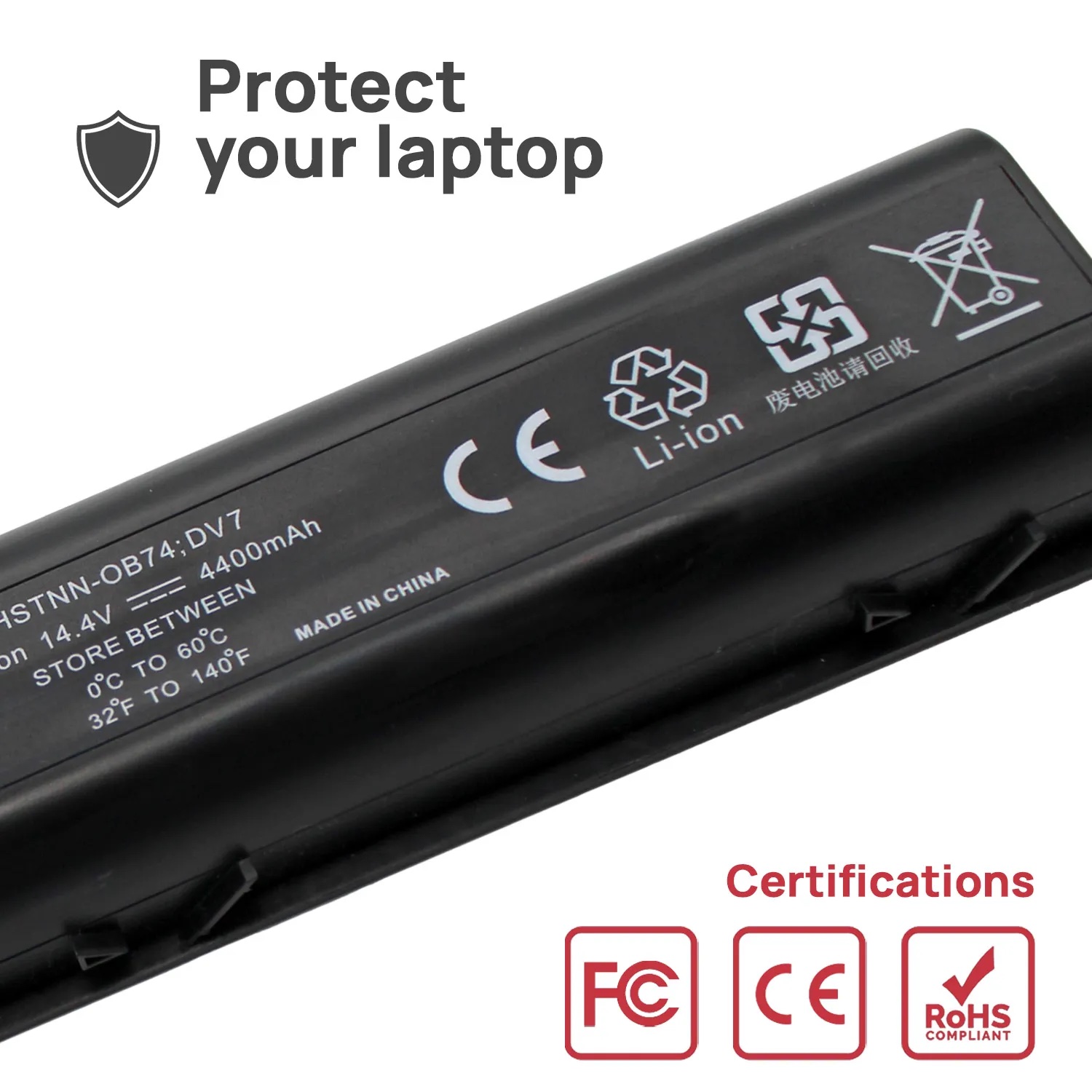 BATERÍA PARA PORTÁTIL HP COMPAQ NBP8A94 NBP6495 NBP8494 NBPBA94 14.4V - Imagen 5