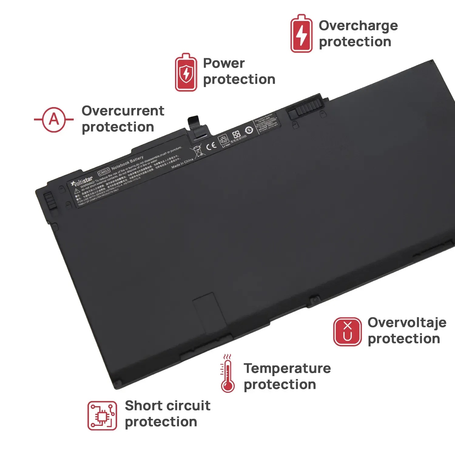 BATERÍA PARA PORTÁTIL HP ELITEBOOK 740 SERIES 716723-271 - Imagen 4