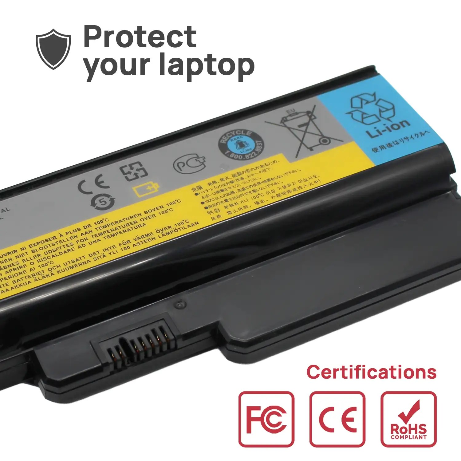 BATERÍA PARA PORTATIL IBM LENOVO G450 N500 Y430 G430 G450 G455A G530 - Imagen 5