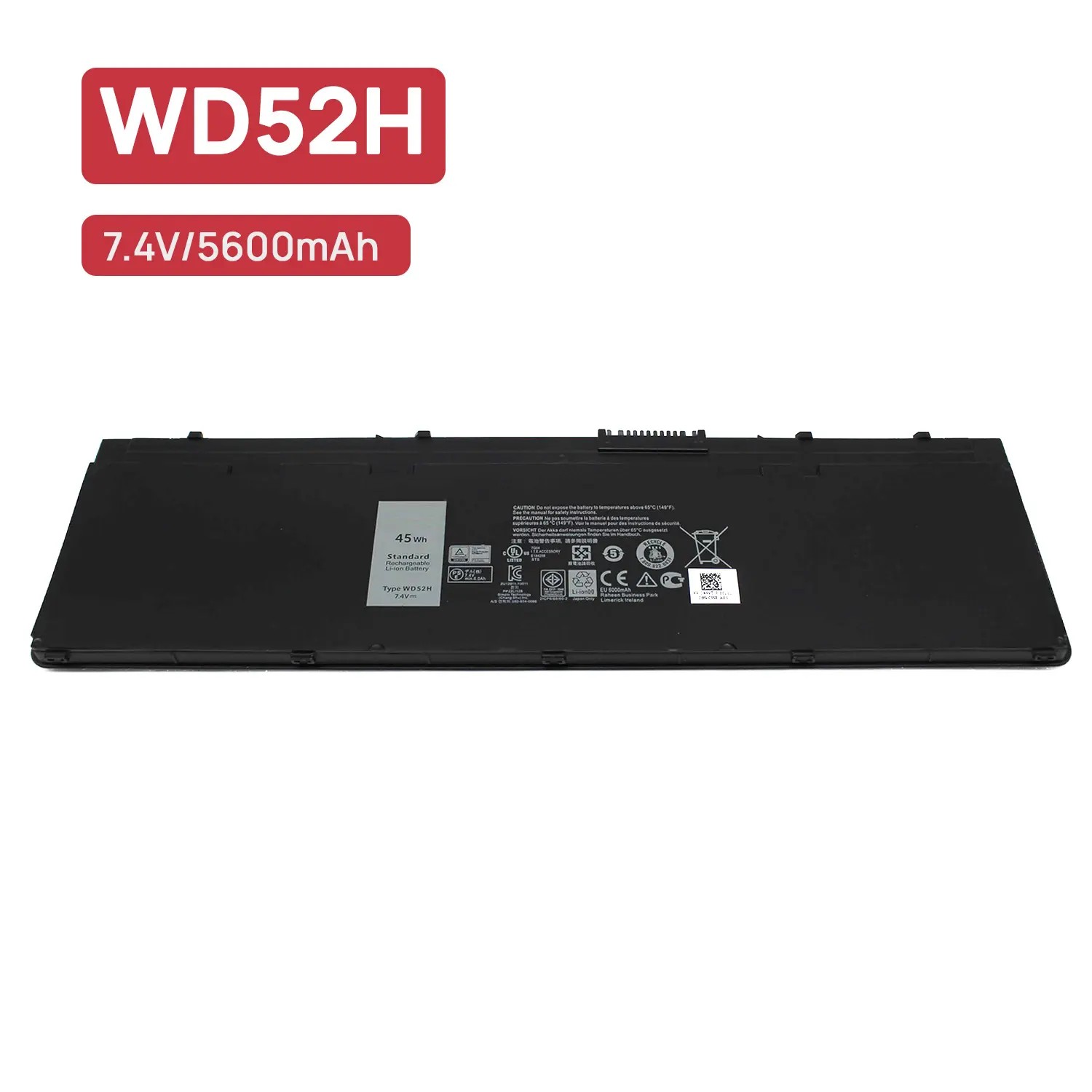 BATERÍA PARA PORTÁTIL DELL LATITUDE 12 7000 E7240 E7250 WD52H - Imagen 2