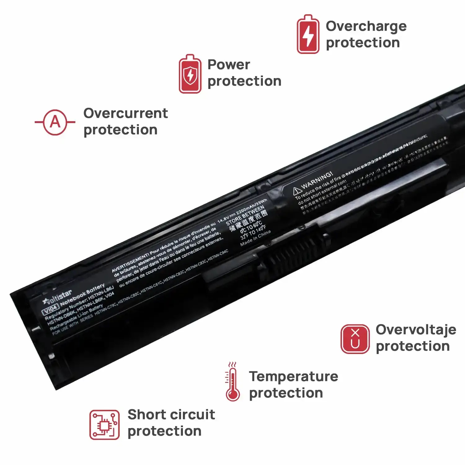 BATERÍA PARA PORTÁTIL HP PAVILION 14-V104TX - Imagen 4