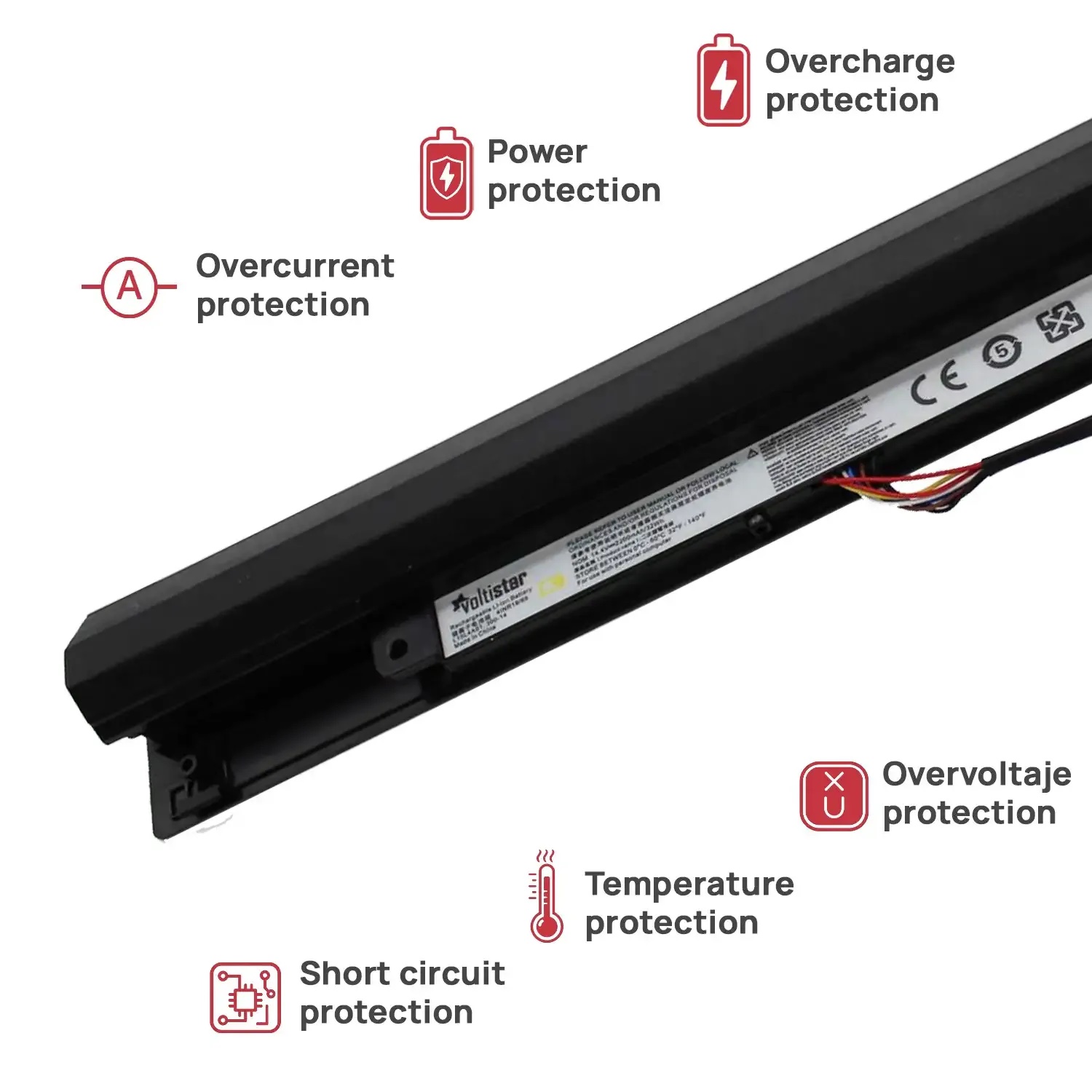 BATERÍA PARA PORTÁTIL LENOVO 5B10K02215 5B10K02218 5B10K02219 L15L4A01 L15M4A01 L15S4A01 - Imagen 4