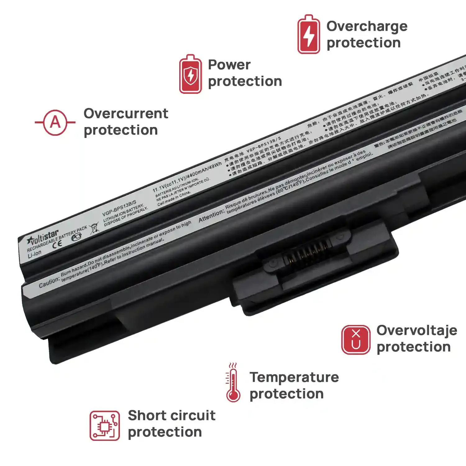BATERÍA PARA PORTÁTIL SONY VAIO VGN-FW21M VGN-FW31J - Imagen 5