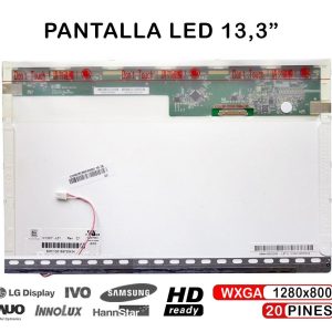PANTALLA LCD DE 13.3" PARA PORTÁTIL APPLE MACBOOK 661-3959 13.3" LP133WX1(TL)(A1)