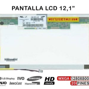 PANTALLA LED DE 12.1" PARA PORTÁTIL LTN121W1-L03 B121EW03 V.7 B121EW07 V.1 LTD121EWVB