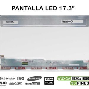 PANTALLA LED FHD DE 17.3" PARA PORTÁTIL N173HGE-E11 B173HTN01.1 30 PINES EDP