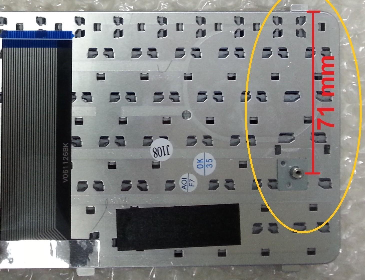 TECLADO PARA PORTÁTIL HP COMPAQ 510 511 515 516 610 615 537583-071 - Imagen 3