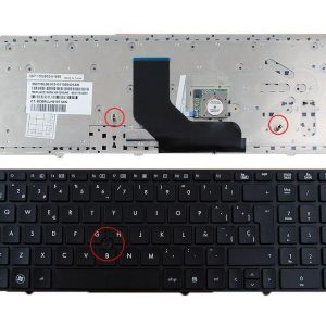 TECLADO PARA PORTÁTIL HP ELITEBOOK 8560P PROBOOK 6560B 6565B SERIES