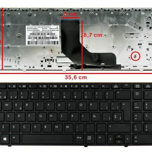 TECLADO PARA PORTÁTIL HP ELITEBOOK 8560P PROBOOK 6560B 6565B 6570B 6575B SERIES
