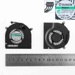 VENTILADOR CPU PARA PORTÁTIL APPLE MACBOOK PRO A1278 13" UNIBODY GC057514VH-A ZB0506AUV1-6A