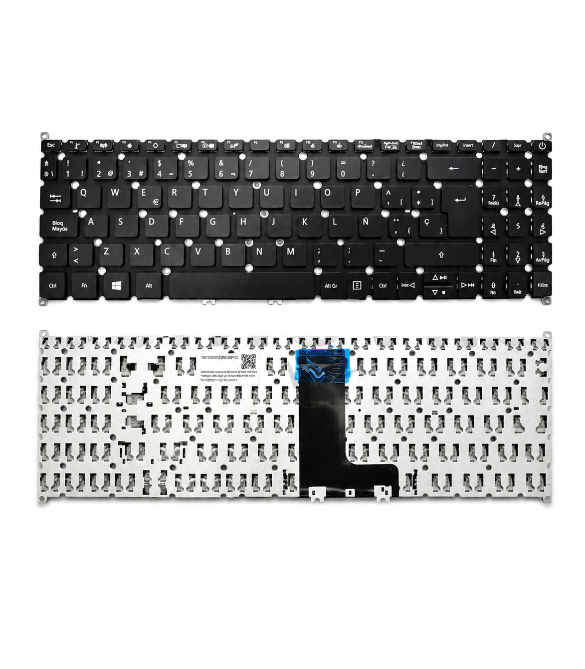 Teclado Portatil Acer Swift 3 SF315-41 / SF315-51 / SF315-52 / SF315-54 / NSK-RL0SC 0S / PK132CE3B00 / ST5T_A72B / PK132CE1B20 / Negro Compatible