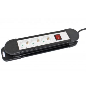 BASE MULTIPLE 3 TOMAS CON INTERRUPTOR MADER