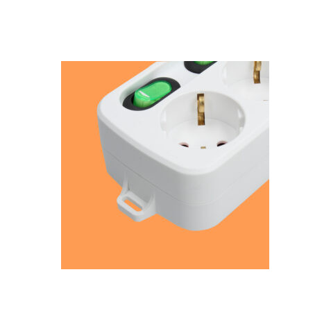 BASE MULTIPLE 4 ENCHUFES CON INTERRUPTORES - Imagen 4