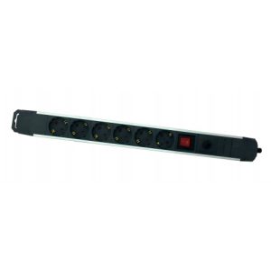 BASE MULTIPLE 6 TOMAS SOBRETENSION ALUMINIO ELBAT