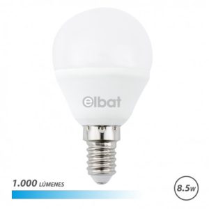 BOMBILLA LED G45 | 8.5W | 1000LM | E14 | LUZ FRIA | ELBAT