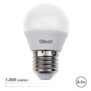 BOMBILLA LED G45 | 8.5W | 1000LM | E27 | LUZ BLANCA | ELBAT