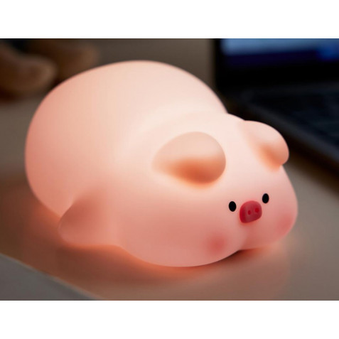 LAMPARA DE NOCHE INFANTIL SOFT PIG 0Z09 XO - Imagen 3