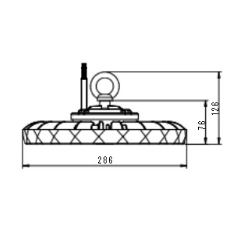 LAMPARA LED UFO 150W 6000K ELBAT - Imagen 2