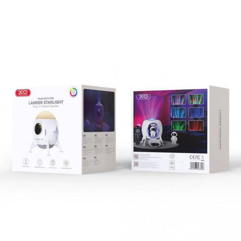 LAMPARA / PROYECTOR NAVE ASTRONAUTA CON ALTAVOZ BLUETOOTH CF38 XO - Imagen 2