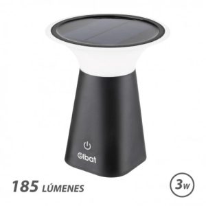 LAMPARA SOLAR RECARGABLE 3W 185LM ELBAT