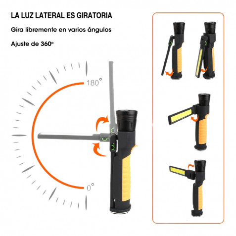 LINTERNA DE TRABAJO + POWERBANK FLASHLIGHT ELBAT - Imagen 5