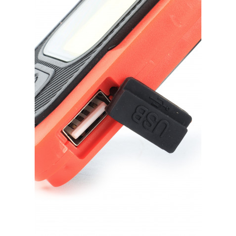 LINTERNA LED RECARGABLE SOLAR CON POWERBANK MADER - Imagen 4